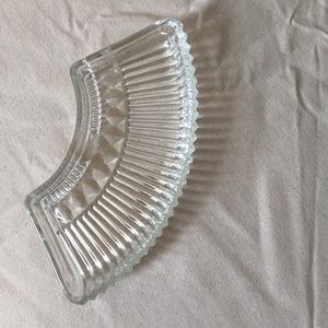 Vintage Crystal Glass Stash Tray